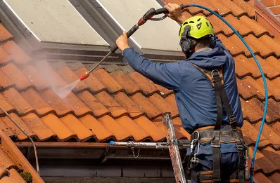 Démoussage et hydrofuge de toiture à Cruzille